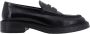 TOD'S Zwarte Loafer Schoenen met Gegraveerd Logo Black Heren - Thumbnail 1