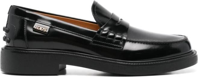Tod's Zwarte Loafer Schoenen voor Vrouwen