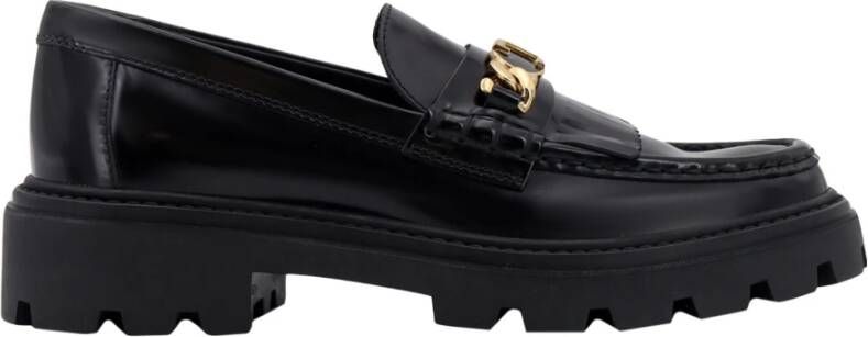 TOD'S Zwarte Loafer Schoenen voor Vrouwen Black Dames