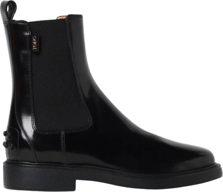 Tod's Platte Enkellaarsjes met Aantreklus