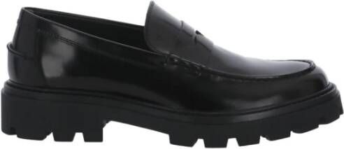 TOD'S Zwarte platte schoenen Black Heren