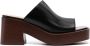 TOD'S Zwarte platte schoenen met 80mm platform Zwart Dames - Thumbnail 1