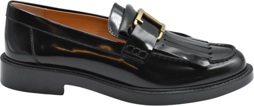 TOD'S Zwarte Veterschoenen voor Dames Black Dames