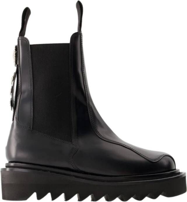 Toga Pulla Boots Aj1146 Boots Leather Black in zwart