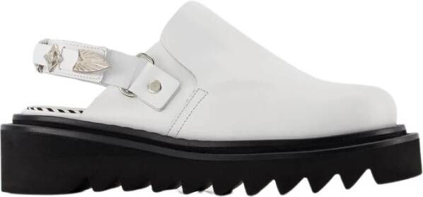 Toga Pulla Mules White Dames