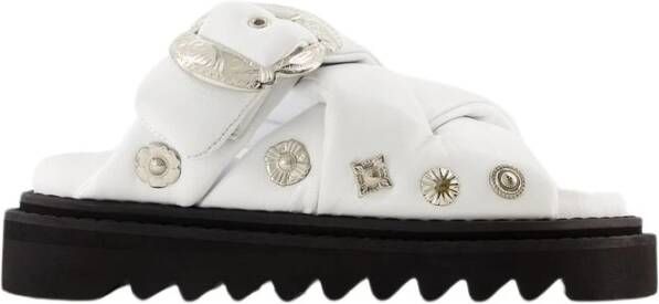 Toga Pulla Sandalen Aj1317 Sandals Leather White in wit