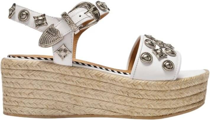 Toga Pulla Wedges White Dames