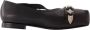 Toga Pulla Zwarte Leren Ballerina Slip-On Schoenen - Thumbnail 1