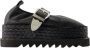 Toga Pulla Zwarte Leren Loafers Amandelvormige Neus Black Dames - Thumbnail 1