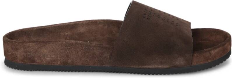 Tom Ford Bruine Leren Sandalen Stijlvolle Mannen
