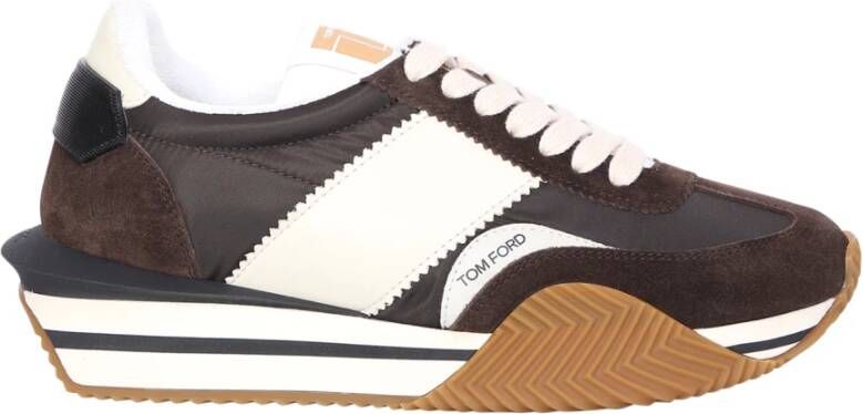 Tom Ford Bruine Multicolor Sneakers voor Heren Multicolor Heren