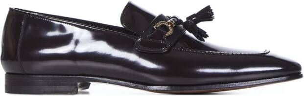 Tom Ford Bruine Patent Leren Loafers voor Heren Black Heren