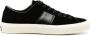 Tom Ford Cambridge Velvet Sneakers Zwart Creme Black Heren - Thumbnail 6