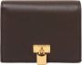 Tom Ford Chocolade Hangslot Compact Portemonnee Bruin - Thumbnail 1