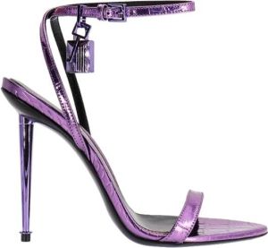 Tom Ford Dames s schoenen sandalen paarse ss23 Paars Dames