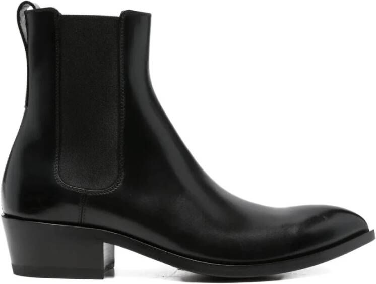 Tom Ford Gebrand leer Chelsea laarzen