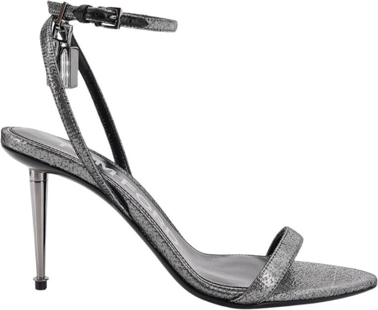 Tom Ford Gehamerd Puntige Blote Sandalen