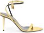 Tom Ford Elegante Stiletto Hak Hangslot Sandalen Yellow Dames - Thumbnail 11