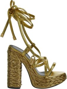 Tom Ford Hoge hiel sandalen Geel Dames