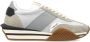 Tom Ford James Sneakers Zilver+crème Ss24 Multicolor Heren - Thumbnail 1