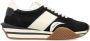 Tom Ford James Sneakers Zwart + Crème Ss24 Black Heren - Thumbnail 1