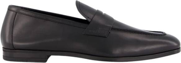 Tom Ford Klassieke zwarte leren loafers