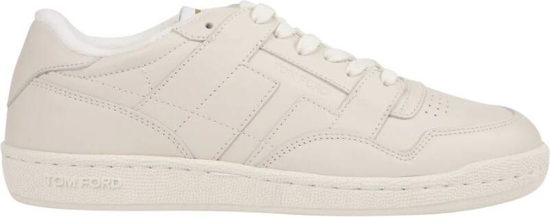 Tom Ford Lage Sneakers Beige Heren