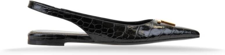 Tom Ford Leren Ballerina`s met Puntneus