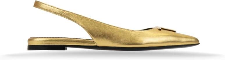 Tom Ford Leren Slip-On Ballerina Schoenen