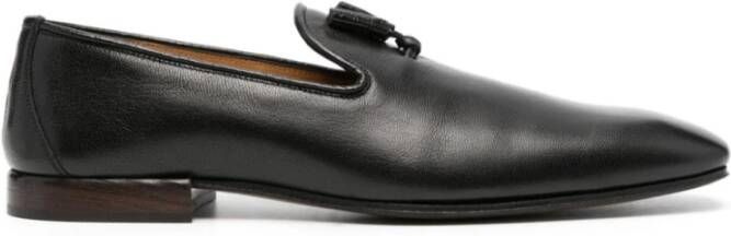 Tom Ford Leren Tassel Loafers Black Heren