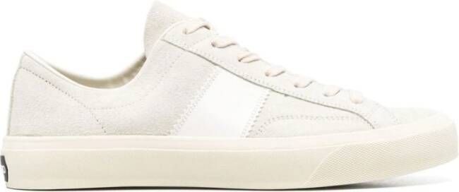 Tom Ford Multicolor Suede Low Top Sneakers White Heren