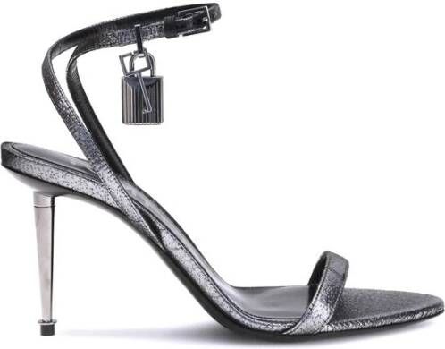 Tom Ford Padlock Sandalen met Metalen Stiletto Hak