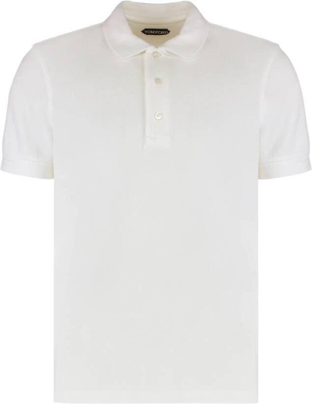 Tom Ford Piqué Polo Shirt met Ribboorden