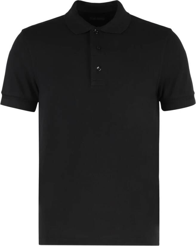 Tom Ford Piqué Polo Shirt met Ribboorden