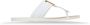 Tom Ford Platte leren sandalen met gouden details - Thumbnail 1