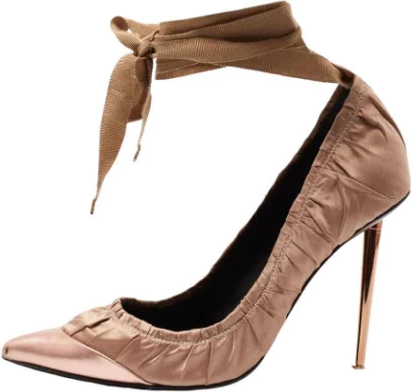 Tom Ford Pre-owned Fabric heels Pink Dames