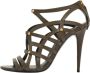 Tom Ford Pre-owned Leather sandals Green Dames - Thumbnail 1