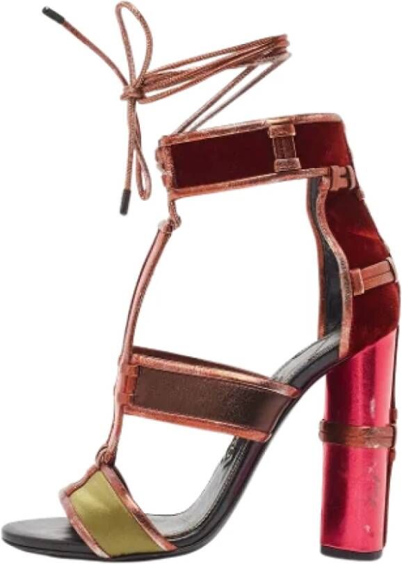 Tom Ford Pre-owned Leather sandals Multicolor Dames