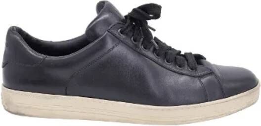 Tom Ford Pre-owned Leather sneakers Black Dames