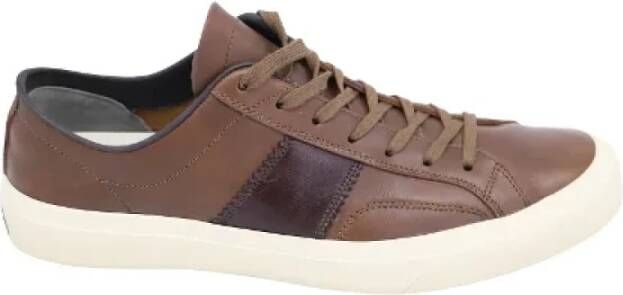 Tom Ford Pre-owned Leather sneakers Brown Heren