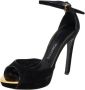 Tom Ford Pre-owned Suede sandals Black Dames - Thumbnail 1