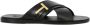 Tom Ford Zwarte Instap Sandalen met Gouden T Hardware Black Heren - Thumbnail 6