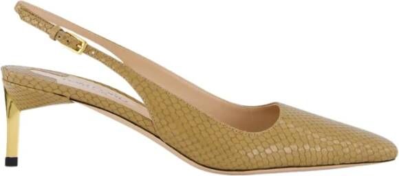 Tom Ford Python Glossy Slingback Pumps