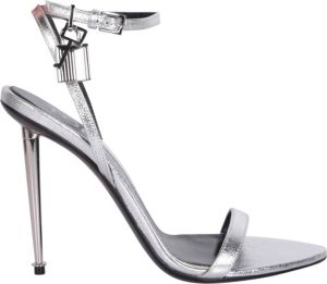 Tom Ford Roze Metallic Stiletto Hak Pumps Grijs Dames