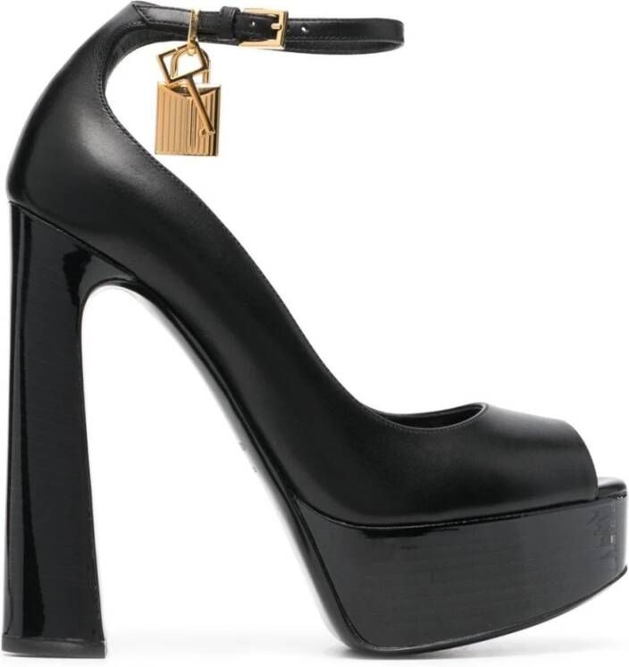 Tom Ford Hoge hak platform sandalen Black Dames