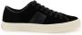 Tom Ford Cambridge Velvet Sneakers Zwart Creme Black Heren - Thumbnail 10