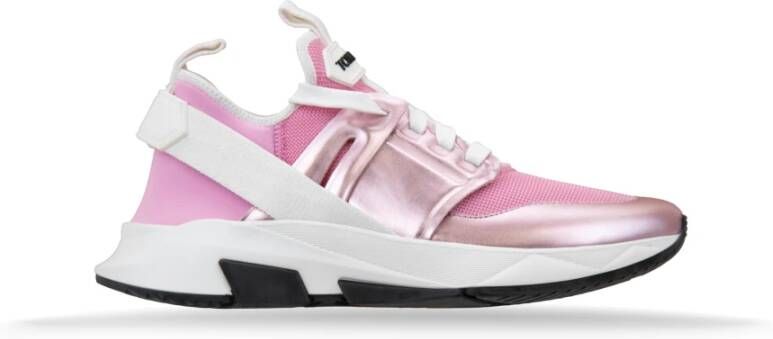 Tom Ford Sneakers met gelamineerd leren bovenwerk