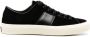 Tom Ford Cambridge Velvet Sneakers Zwart Creme Black Heren - Thumbnail 11