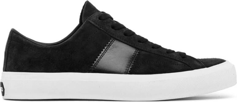 Tom Ford Zwarte Sneakers Black Heren