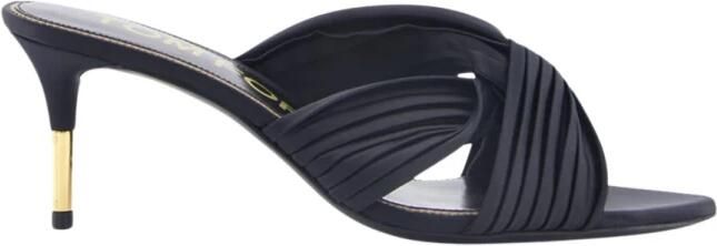 Tom Ford 75mm Sandalen met Geplooide Details en Knopen